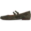 imageFrye Carson Multi Mary Jane Womens Flats  Stylish Leather SlipOn Shoes for Everyday Comfort and Versatile FashionDark Olive  Md Suede Leather