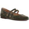 imageFrye Carson Multi Mary Jane Womens Flats  Stylish Leather SlipOn Shoes for Everyday Comfort and Versatile FashionDark Olive  Md Suede Leather