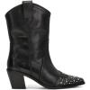 imageFrye Sara Wingtip Stud Womens Boot Stylish AnkleHigh Design Chic Ankle ampamp Bootie Footwear for Versatile FashionBlack  Sombra