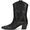 imageFrye Sara Wingtip Stud Womens Boot Stylish AnkleHigh Design Chic Ankle ampamp Bootie Footwear for Versatile FashionBlack  Sombra