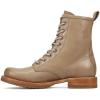 imageFrye Veronica Womens Combat Boots Crafted from HandBurnished Vintage Italian Leather with Genuine StitchDown Welt Construction and Leather Lining  6  Shaft HeightAsh  Renice