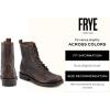 imageFrye Veronica Womens Combat Boots Crafted from HandBurnished Vintage Italian Leather with Genuine StitchDown Welt Construction and Leather Lining  6  Shaft HeightBlack Toga Leather