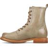 imageFrye Veronica Womens Combat Boots Crafted from HandBurnished Vintage Italian Leather with Genuine StitchDown Welt Construction and Leather Lining  6  Shaft HeightEucalyptus  Richmond Leather