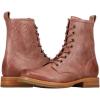 imageFrye Veronica Womens Combat Boots Crafted from HandBurnished Vintage Italian Leather with Genuine StitchDown Welt Construction and Leather Lining  6  Shaft HeightWoodrose  Richmond Leather