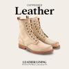 imageFrye Veronica Womens Combat Boots Crafted from HandBurnished Vintage Italian Leather with Genuine StitchDown Welt Construction and Leather Lining  6  Shaft HeightWhite Toga Leather