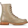 imageFrye Veronica Womens Combat Boots Crafted from HandBurnished Vintage Italian Leather with Genuine StitchDown Welt Construction and Leather Lining  6  Shaft HeightEucalyptus  Richmond Leather