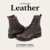 imageFrye Veronica Womens Combat Boots Crafted from HandBurnished Vintage Italian Leather with Genuine StitchDown Welt Construction and Leather Lining  6  Shaft HeightBlack Toga Leather
