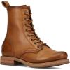 imageFrye Veronica Womens Combat Boots Crafted from HandBurnished Vintage Italian Leather with Genuine StitchDown Welt Construction and Leather Lining  6  Shaft HeightCaramel  Flex