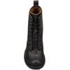 imageFrye Veronica Womens Combat Boots Crafted from HandBurnished Vintage Italian Leather with Genuine StitchDown Welt Construction and Leather Lining  6  Shaft HeightAntique Black  Flex