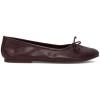 imageFrye Emma Ballet Womens FlatShoes  Classic Leather SlipOn Design Comfortable Everyday Wear Elegant and Versatile StyleCherry Lacquer