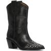 imageFrye Sara Wingtip Stud Womens Boot Stylish AnkleHigh Design Chic Ankle ampamp Bootie Footwear for Versatile FashionBlack  Sombra