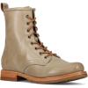 imageFrye Veronica Womens Combat Boots Crafted from HandBurnished Vintage Italian Leather with Genuine StitchDown Welt Construction and Leather Lining  6  Shaft HeightEucalyptus  Richmond Leather