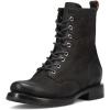 Black Floral (Nubuck Leather)
