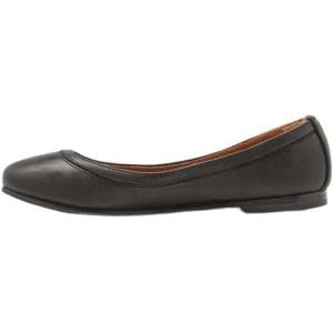 imageFrye Carson Ballet Flats for Women  Premium Tumbled Leather Lining Leather Outsole  38quot HeelBlack  Cabra Crust Veg