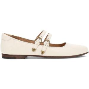imageFrye Carson Multi Mary Jane Womens Flats  Stylish Leather SlipOn Shoes for Everyday Comfort and Versatile FashionEcru  New Extasy Leather