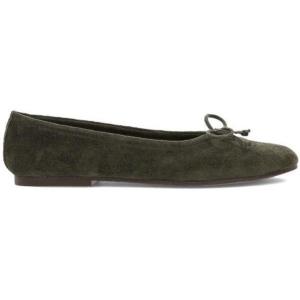 imageFrye Emma Ballet Womens FlatShoes  Classic Leather SlipOn Design Comfortable Everyday Wear Elegant and Versatile StyleDark Olive