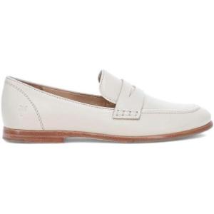 imageFrye Faith Loafer Womens Leather SlipOn Shoes  Classic Comfort ampamp Style for Everyday WearIvory  Baby Calf Leather