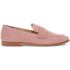 imageFrye Faith Loafer Womens Leather SlipOn Shoes  Classic Comfort ampamp Style for Everyday WearWoodrose  Goat Nubuck Leather