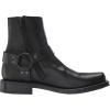 imageFrye Conway Harness Boot  Mens MotorcycleFashion Boot Stylish Leather Design Durable ampamp Comfortable FootwearBlack  Crust Veg