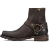 imageFrye Conway Harness Boot  Mens MotorcycleFashion Boot Stylish Leather Design Durable ampamp Comfortable FootwearChocolate  Waxed Velour