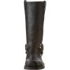 imageFrye Harness 12R Boots for Men with OiledLeather Upper Siped Outsole with Stacked Leather Heel and Nickel ampamp Brass Hardware  12 Shaft HeightBlack 2