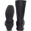 imageFrye Harness 12R Boots for Men with OiledLeather Upper Siped Outsole with Stacked Leather Heel and Nickel ampamp Brass Hardware  12 Shaft HeightBlack
