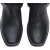 imageFrye Harness 12R Boots for Men with OiledLeather Upper Siped Outsole with Stacked Leather Heel and Nickel ampamp Brass Hardware  12 Shaft HeightBlack