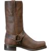 imageFrye Harness 12R Boots for Men with OiledLeather Upper Siped Outsole with Stacked Leather Heel and Nickel ampamp Brass Hardware  12 Shaft HeightGaucho