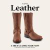 imageFrye Harness 12R Boots for Men with OiledLeather Upper Siped Outsole with Stacked Leather Heel and Nickel ampamp Brass Hardware  12 Shaft HeightGaucho Crazy Horse Leather