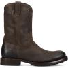 imageFrye Mens Duke Roper Western BootChocolate  Waxed Hendricks Alfamex