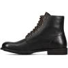imageFrye Tyler Lace Up Boots for Men Crafted from Soft Vintage Leather with Blake Construction Burnished Toe and Heel and Rubber Inserts on Leather Soles  5  Shaft HeightBlack  Renice