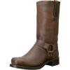 imageFrye Harness 12R Boots for Men with OiledLeather Upper Siped Outsole with Stacked Leather Heel and Nickel ampamp Brass Hardware  12 Shaft HeightGaucho