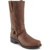 imageFrye Harness 12R Boots for Men with OiledLeather Upper Siped Outsole with Stacked Leather Heel and Nickel ampamp Brass Hardware  12 Shaft HeightGaucho Crazy Horse Leather