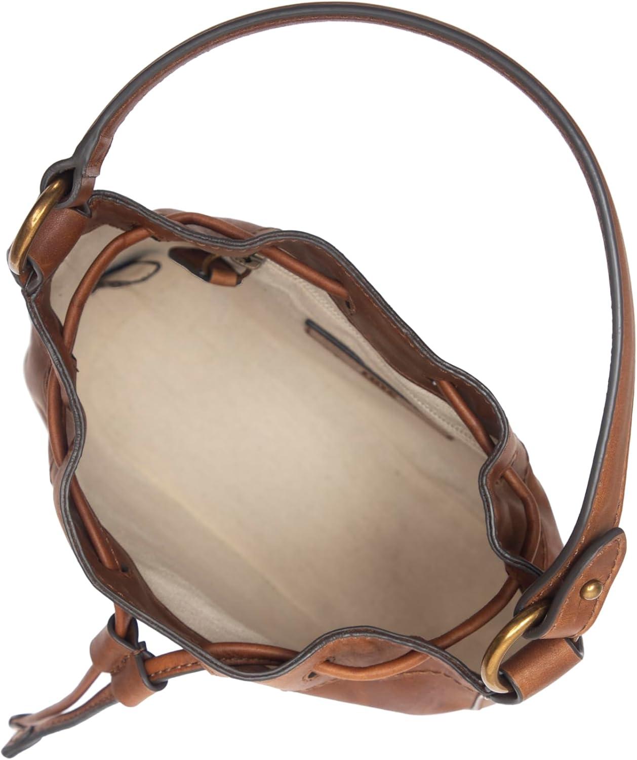 imageFrye Melissa Drawstring Bucket Cognac