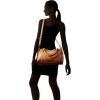 imageFrye Womens Melissa Zip Satchel Leather Handbag with Adjustable Shoulder Strap ampamp Top HandleBeige