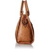 imageFrye Womens Melissa Zip Satchel Leather Handbag with Adjustable Shoulder Strap ampamp Top HandleBeige