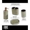 image:imageFrye Carson 100 Ceramic 4 Piece Bath Accessory Set in Desert Sage All Season Adult Size OekoTEX Certified