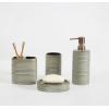 image:imageFrye Carson 100 Ceramic 4 Piece Bath Accessory Set in Desert Sage All Season Adult Size OekoTEX Certified