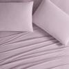 image:imageFrye Dusted Denim Cotton and Polyester Blend 55 Cotton45 Polyester Deep Pocket 4 Piece Queen Sheet Set in White All Season Adult Size OekoTEX CertifiedPink