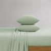 image:imageFrye Dusted Denim Cotton and Polyester Blend 55 Cotton45 Polyester Deep Pocket 4 Piece Queen Sheet Set in White All Season Adult Size OekoTEX CertifiedGreen