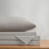 image:imageFrye Dusted Denim Cotton and Polyester Blend 55 Cotton45 Polyester Deep Pocket 4 Piece Queen Sheet Set in White All Season Adult Size OekoTEX CertifiedGrey