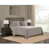 image:imageFrye Dusted Denim Cotton and Polyester Blend 55 Cotton45 Polyester Deep Pocket 4 Piece Queen Sheet Set in White All Season Adult Size OekoTEX CertifiedGrey