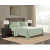 image:imageFrye Dusted Denim Cotton and Polyester Blend 55 Cotton45 Polyester Deep Pocket 4 Piece Queen Sheet Set in White All Season Adult Size OekoTEX CertifiedGreen