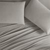 image:imageFrye Dusted Denim Cotton and Polyester Blend 55 Cotton45 Polyester Deep Pocket 4 Piece Queen Sheet Set in White All Season Adult Size OekoTEX CertifiedGrey
