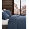 image:imageFrye Vintage Washed 100 Cotton 3Piece FullQueen Quilt Set in Blue Solid Color OekoTEX CertifiedBlue
