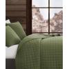 image:imageFrye Vintage Washed 100 Cotton 3Piece FullQueen Quilt Set in Blue Solid Color OekoTEX CertifiedGreen
