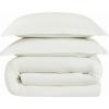 image:imageFrye Vintage Washed 100 Cotton 3Piece FullQueen Quilt Set in Blue Solid Color OekoTEX CertifiedWhite