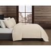 image:imageFrye Vintage Washed 100 Cotton 3Piece FullQueen Quilt Set in Grey Solid Color OekoTEX CertifiedNatural
