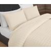 image:imageFrye Vintage Washed 100 Cotton 3Piece FullQueen Quilt Set in Grey Solid Color OekoTEX CertifiedNatural