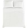 image:imageFrye Vintage Washed 100 Cotton 3Piece FullQueen Quilt Set in White Solid Color OekoTEX Certified